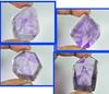 Natural Trapiche Amethyst Slice 4Pcs Slab Cabochon Loose Gemstone 35- 49 MM RQ-1036