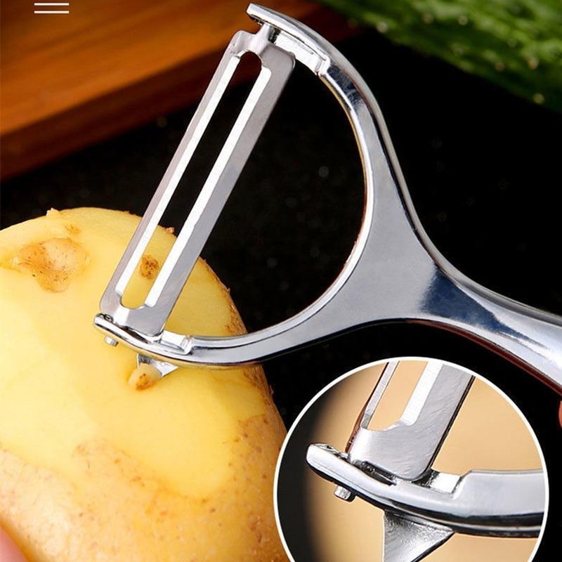 Pelapatate multifunzione in acciaio inossidabile per frutta e verdura, pelapatate, carota, grattugia, utensile da cucina
