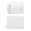 Pizza Dough Proofing Box PP Stackable Pizza Dough Tray Food Storage Container with Lid for Fridge Home Kitchen White