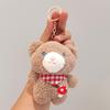 Cute Bear Plush Bag Pendant Cartoon Rabbit Doll Doll Hanging Ornament Event Gift Rag Doll