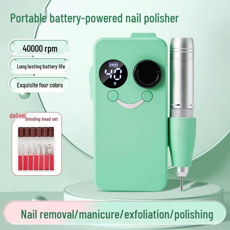 

Portable Electric Nail Grinder for Manicure and Dead Skin Removal синій