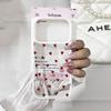 Fashion Pink Purple Love Heart Phone Case For iPhone 17 Pro Max 16 15 13 14 12Mini 11 Pro XS XR 8Plus Cute Clear Hard Cover Capa