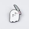 European & American Halloween Cartoon Monster Brooch Set – Creative Ghost Badge for Clothing & Hat Decoration