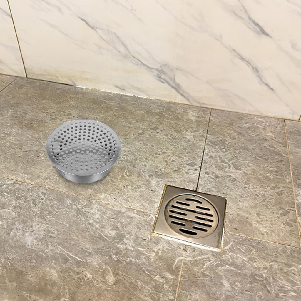 Floor Drain Silver Stainless Steel 1 Pcs Accessories