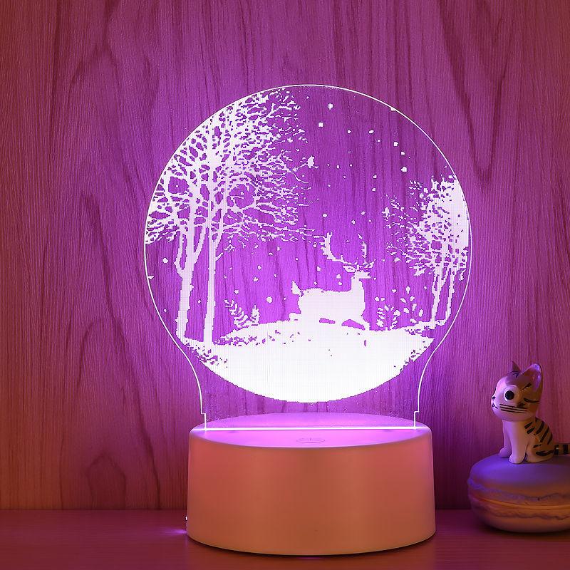 Buy Night Light Bedroom Bedside Lamp Table Lamp Creative Warm Plugin