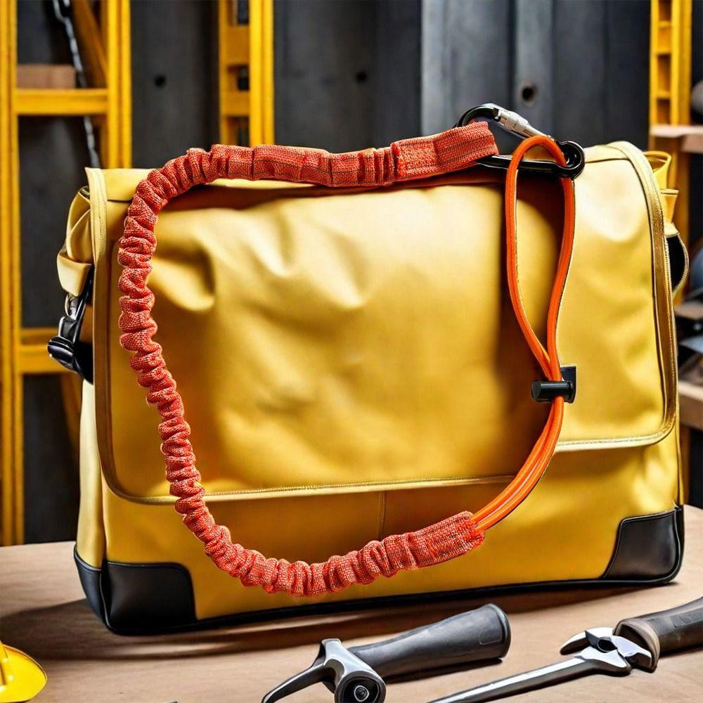 5 Farben Sicherheits-Bungee-Leine mit Karabinerhaken Werkzeug für Arbeiten in der Höhe Kletterzubehör