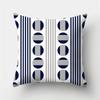 Sofa Cushion Pillow Home Decor Pillowcase Geometric  Cover Blue Grey  Decoration