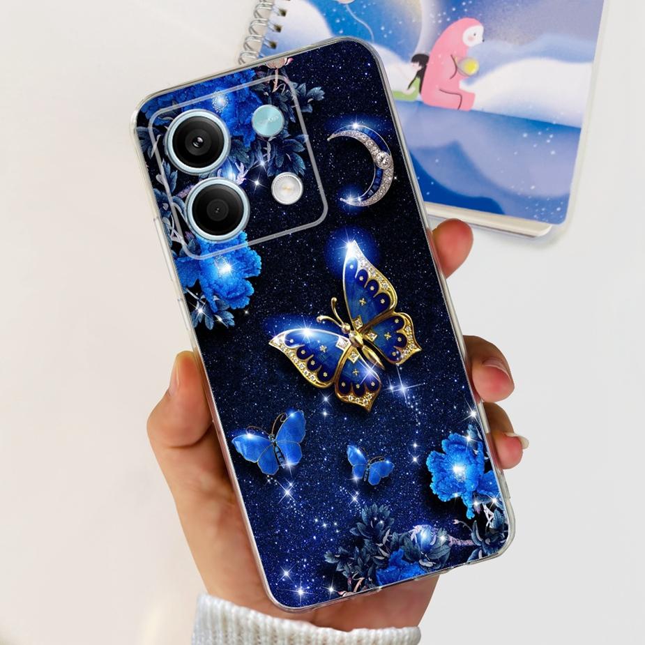 För Xiaomi Redmi Note 13 Pro Plus-skal Lyxigt målat fodral Klar silikontelefonskal för Redmi Note 13 Pro Note13 5G Mjukt skal