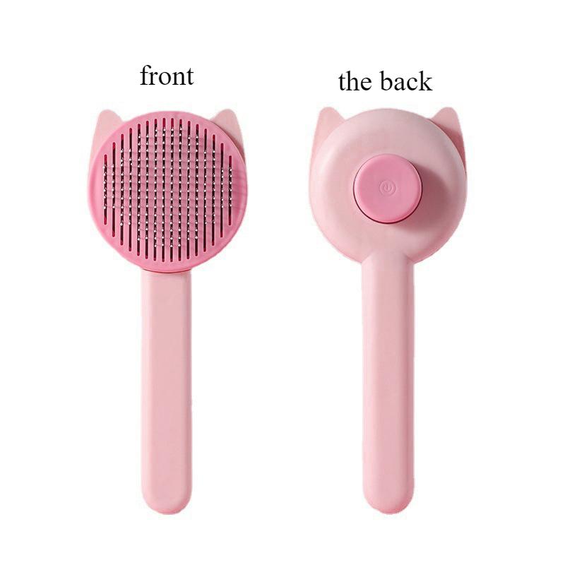Creative Self-cleaning Comb Color Matching Hair Removal Comb Universal Comb for Dogs and Cats Hair Removal and Floating Pet Comb