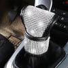 Crystal Auto Gear Shift Cover Bling Car Accessories,Universal Car Knob Gear Stick Protector from Scratching with Rhinestone Covers Car Decor
