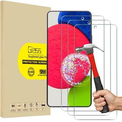 3 st Härdat glas för Samsung A53 5G (6,5") Skärmskydd Hög Definition Stöttåligt Bubbelfritt