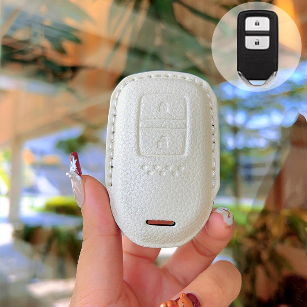 Handmade for Honda Accord Key Cover Genuine Leather Civic Key Case Car Accessories