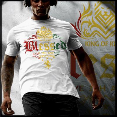 Maglietta reggae Jah Rastafari Haile Selassie I Benedizioni Benedizioni Rasta Giamaicane