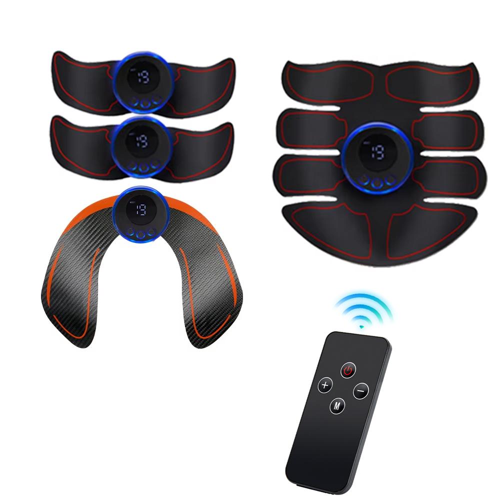 EMS Muscle Stimulator Abs Hip Trainer Weight Loss Body Shaping Massage Abdominal Equipment Muscle Massage Fitness Training