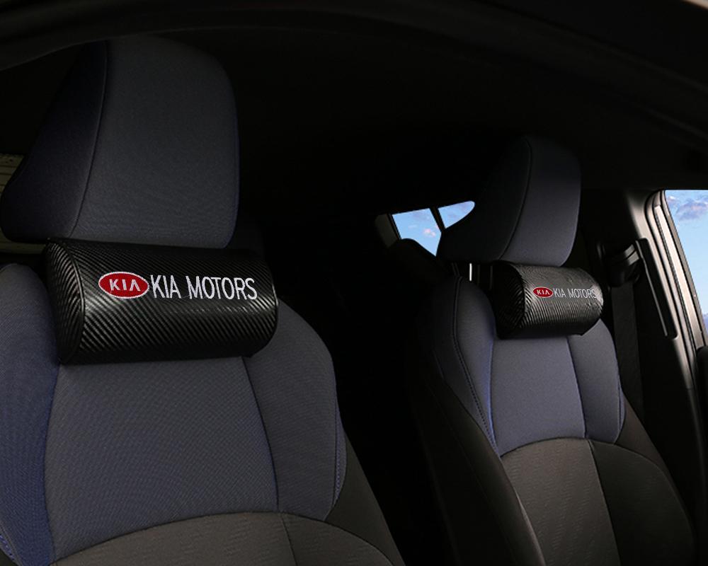 2026 Heißer Autoaufkleber 1/2 Stück Autozubehör Sitz Kopf Nackenstütze Massage Kopfstütze Für Kia Sportage 3 Rio K2 Ceed Carnival Picanto
