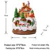 Luminous Music Cookie House & Igloo Christmas Ornaments: Resin Handicrafts & Gifts