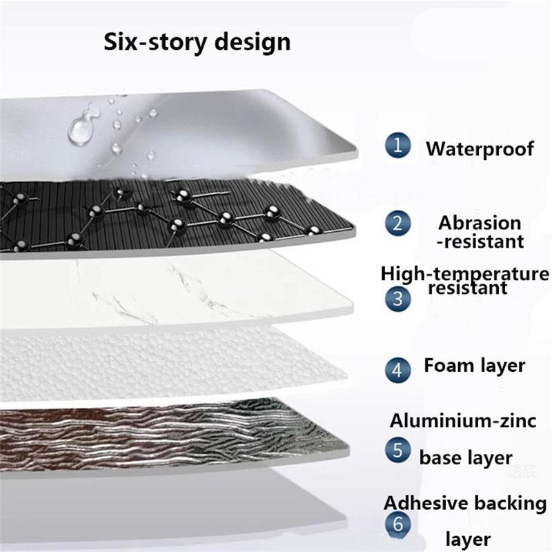 Wysokiej Jakości Naklejki Ścienne Gładka Powierzchnia Samoprzylepne Naklejki Odporność na Ciepło Wodoodporne Odporne na Wilgoć Naklejki Ścienne do Domu 30cm*60cm