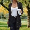 Women's Knit Cardigan Sweater Long Sleeve Button Front Open Front Casual Loose Fit Coat