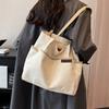 Large Capacity Canvas Tote Bag for Women Casual Shoulder Bag Fashion Commuter Handbag Shopping Travel Tote