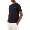 Emporio Armani Solid Color Round Neck Drop Shoulder Casual Short Sleeve T-Shirt Men tops Black 3D1TN3-1JOCZ-0966