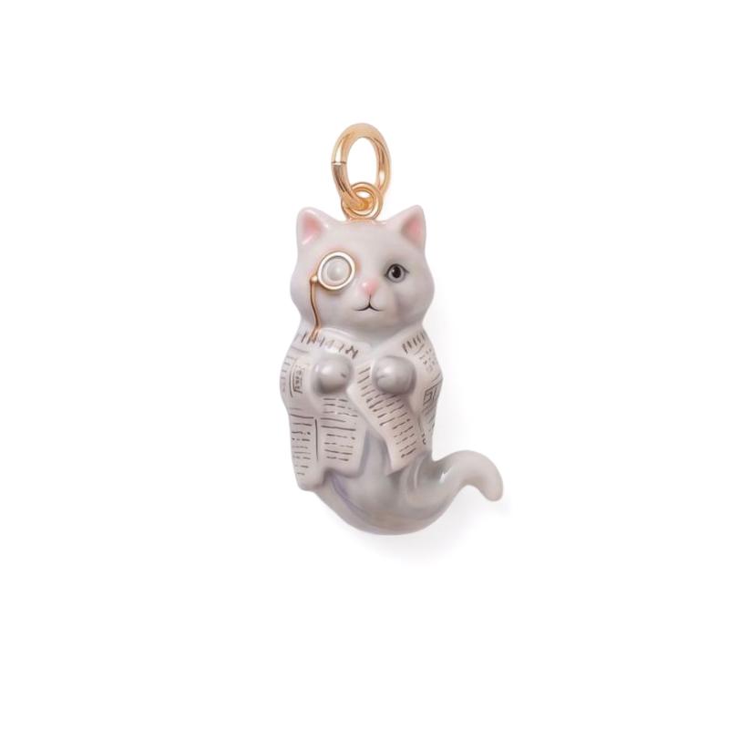 Cute Stainless Steel Animal Charms Hand Painted Lovely Designs For Diy Jewelry Making Necklace Bracelet Gifts