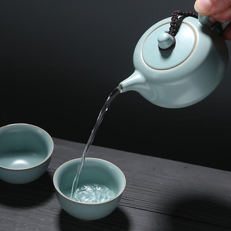 Ru Kiln Ceramic Gongfu Tea Set