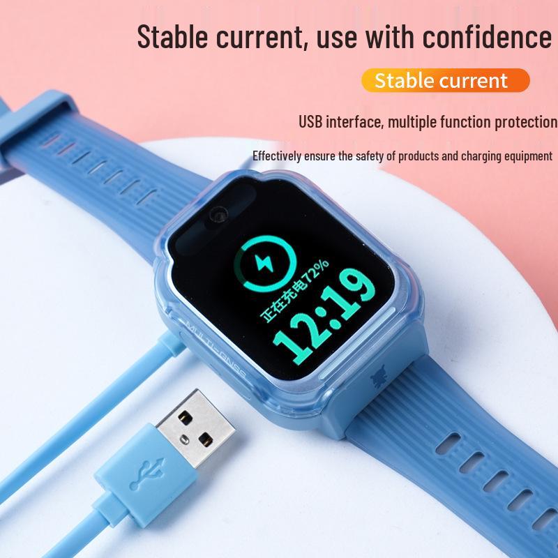Compatible Charging Cable for Mi Rabbit 5C/4C/3C/2S/4Pro Xiaoxun Y2/S3 Children's Smartwatch, Magnetic Data Connection.