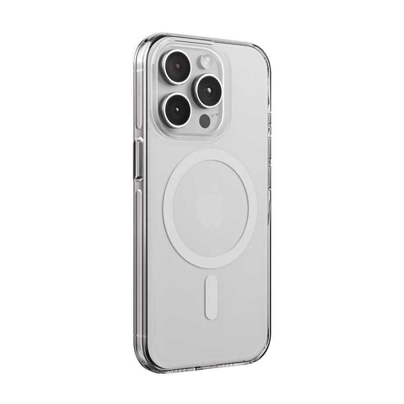 Crong Hybrid Frost MAG Cover - Case with MagSafe for iPhone 16 (Black)