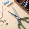 LIVINGO Scissors, Sharp Titanium-Coated Non-Stick Blades for Cutting Tape, Cardboard, and Fabric, Cuts 16 Layers of Fabric, Forged Stainless Steel Wit