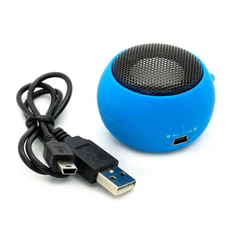 Portable Hamburger Mini Speaker Mp3 Music Loudspeaker Player Outdoor 3.5mm Wired Speaker Sound Box for Phone Tablet Laptop