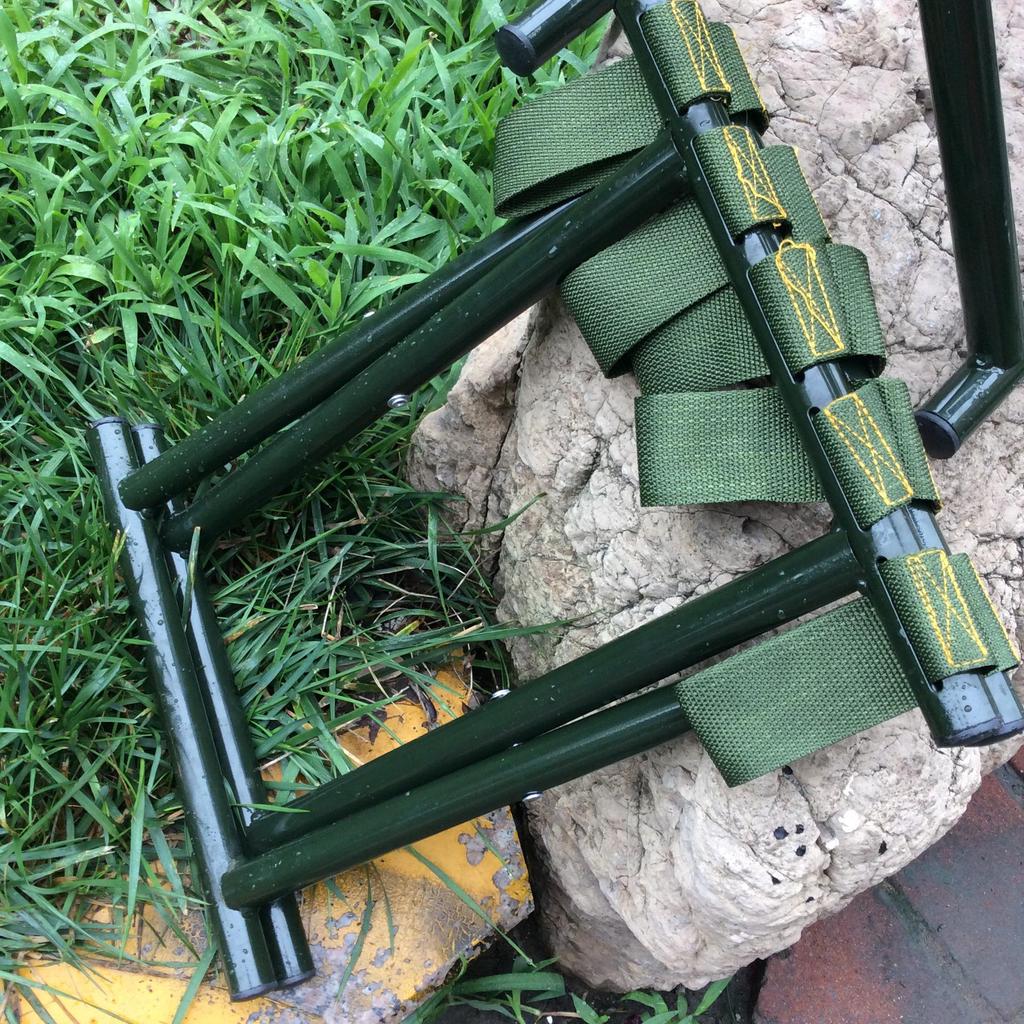 Outdoor Oval Tube Folding Stool: Portable Stool for Fishing & Travel