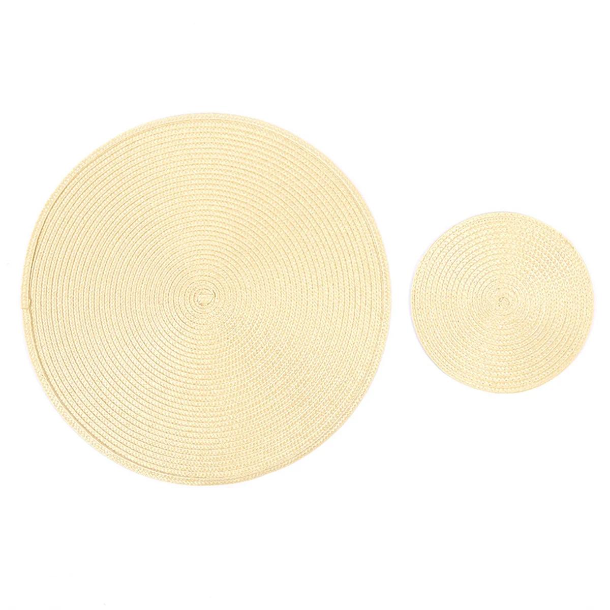 

Европейская и американская ветрозащитная и маслостойкая круглая салфетка размером около 38 см 38x38cm