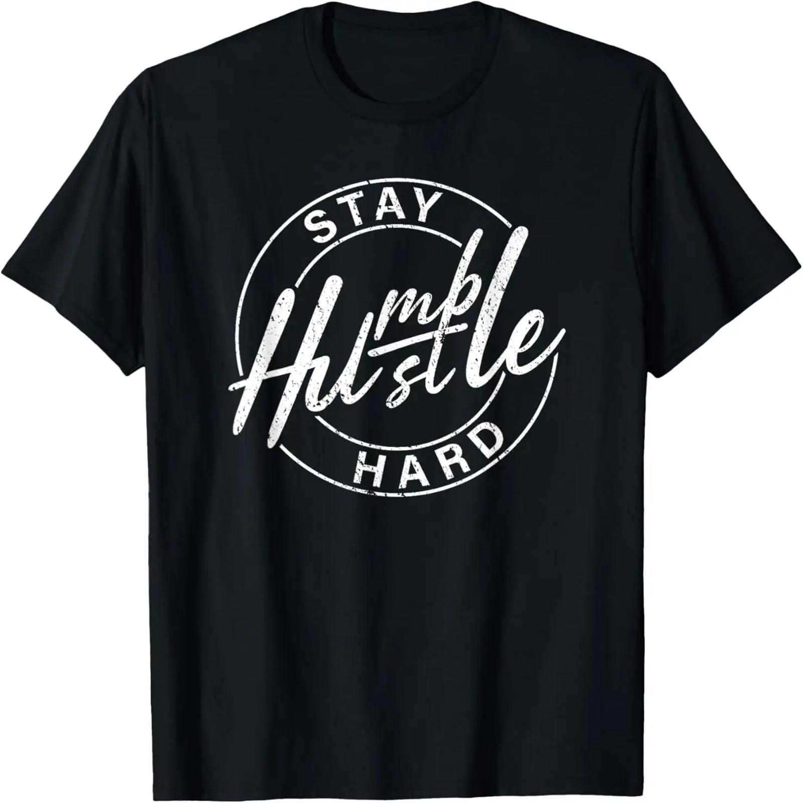 

Humble Hustle Odometer Style Graphic Design T-Shirt XXXXXL чёрный
