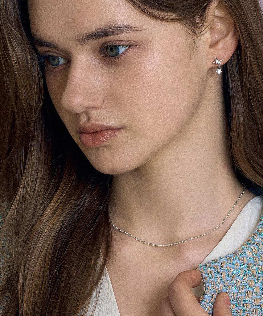 St.Scott London Lumiere Chain Necklace / Stj-Nb1635Wg