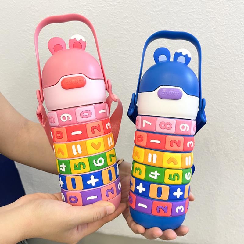 Portable Insulated Cup for Kindergarten Kids - 316 Stainless Steel, Large Capacity, Cute Design