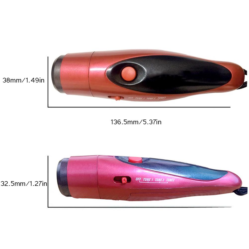 Professional Three Tone Electronic Whistle Referee Plastic Whistle for Outdoor Survival Sport
