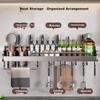 Century Zhenghe Kitchen Storage Rack Suction Cup Wall-Mounted No-Drill Spice Rack Chopsticks and Knife Holder Multifunctional Organizer