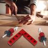 Clamp, DIY Measuring Splicing Board Clamping 90 Degree Angles Square Ruler L Shaped Corner Clamp for