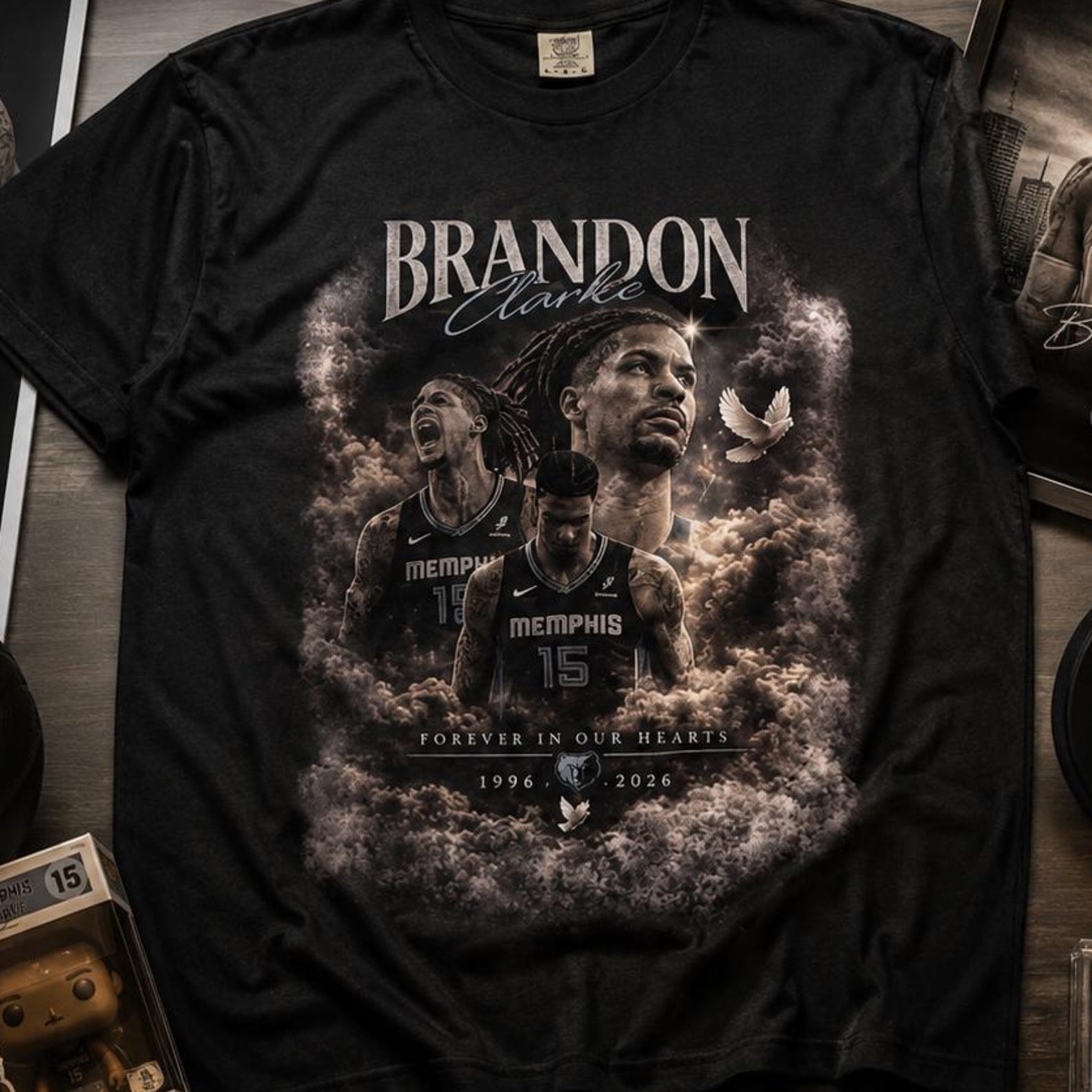 Comfort Colors® Brandon Clarke Memorial Grizzlies Tribute Shirt L