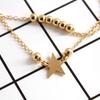 Anklets Layered Beach Beaded Stylish Ankle Foot Hanging Universal Jewelry Accessories Star Bracelets Pendent for Girls