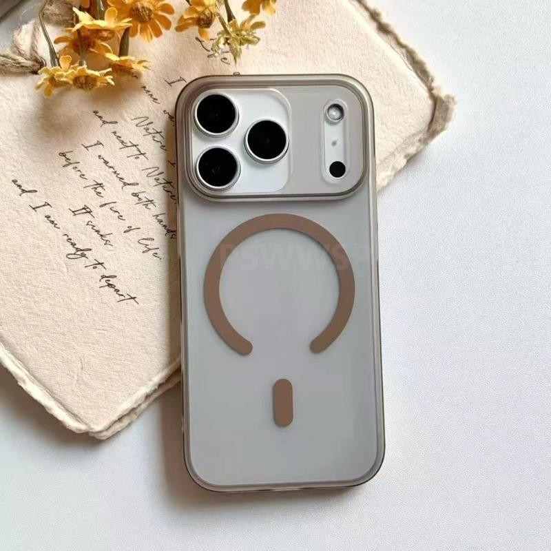 For iPhone 17 Pro Max Air Magsafe Case Ultar Thin Slim Mat Translucent Magnetic Cover for iPhone 16 11 12 13 14 15 Pro Max Plus