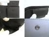 Authentisches GUCCI GG Schwarzer Gummi-Effekt Bifold Geldbörse Kompakte Geldbörse #a843 Aufgearbeitet