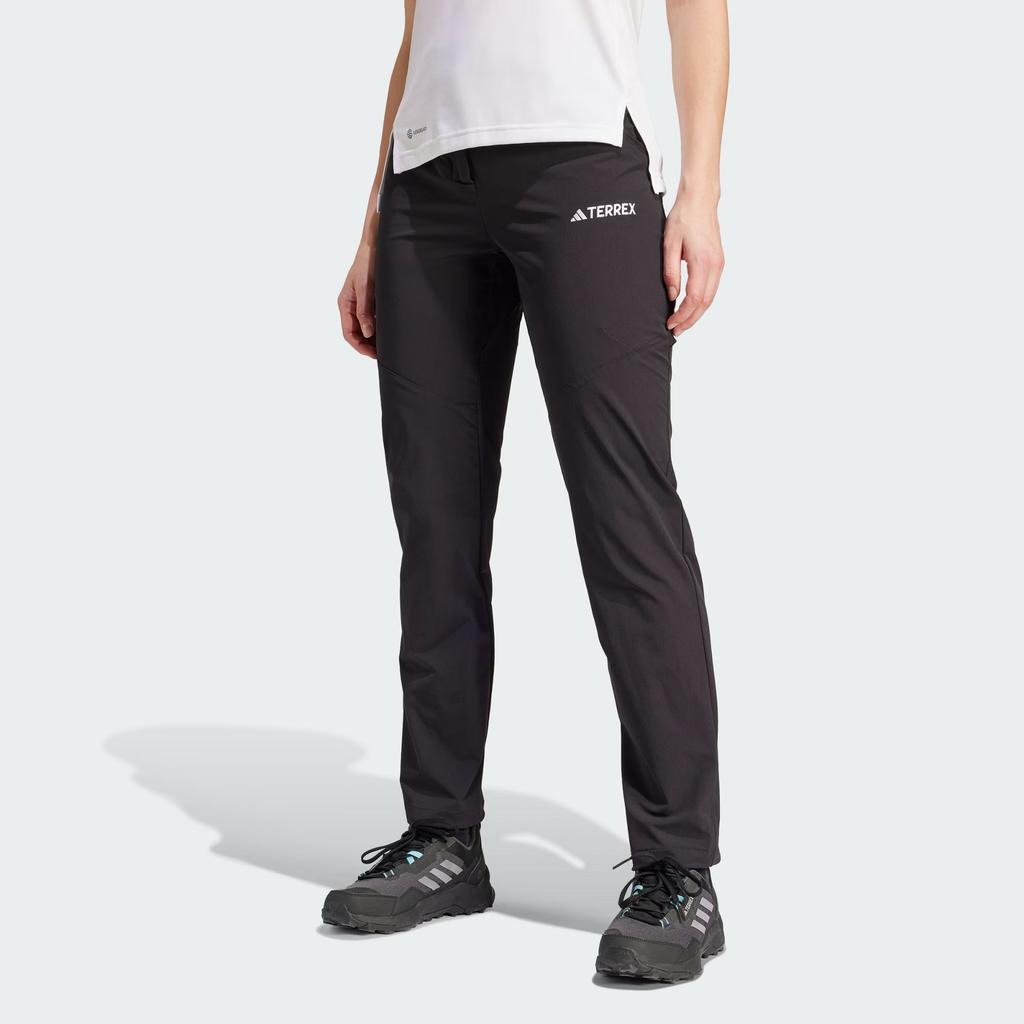 adidas Xperior Pants Solid Color Logo Outdoor Knitted Sports Pants Women Pants Black IN9133