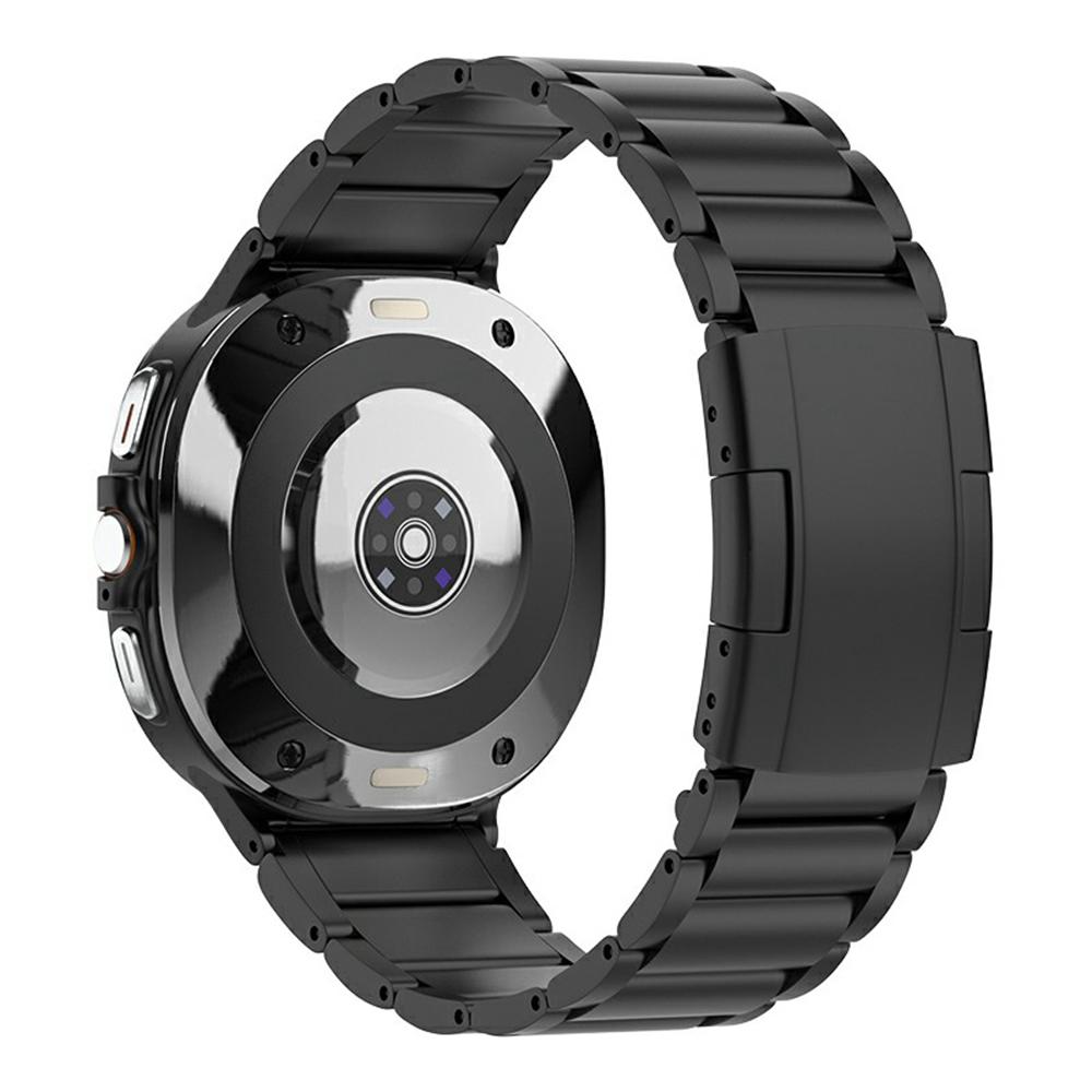 

Ремешок для Samsung Galaxy Watch Ultra (2025) Ремешок из титанового сплава 47 мм/Ultra 47 мм с 3-звенной застежкой «черепаха» Black