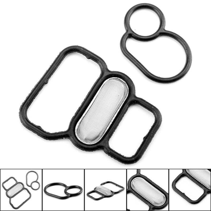 Artudatech Upper & Lower VTEC Solenoid Spool Gasket Filter Seal Kit 15825-P2M-005 For Honda Car Accessories