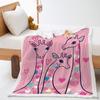 Blanket Animal Giraffe Digital Printed Lamb Fleece Crystal Fleece Blanket