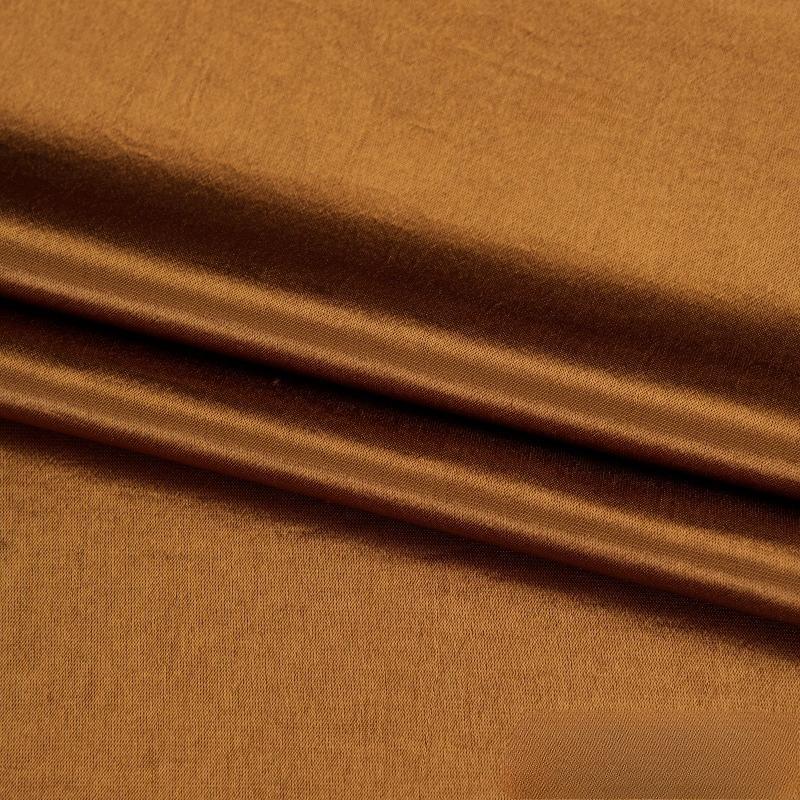 Chinese Style Lustrous Acetic Acid Gold Lustrous Satin Fabric Water Light Satin Natural Pleated Texture Drape Fabric Textile