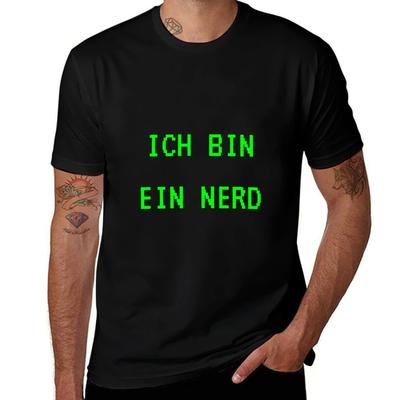 Ich Bin Ein Nerd T-Shirt Printed T Shirts for Man T Shirt Man Plain T Shirts for Man Cotton Soft T-Shirt
