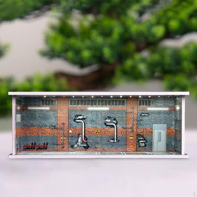 1/64 Parking Lot Display Case Stand for Alloy Car Model Toy Ornaments Collectibles