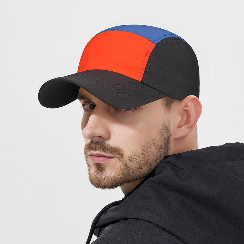 

Весенне-летняя бейсболка с цветовой блокировкой, быстросохнущая, мужская, солнцезащитная шляпа серый